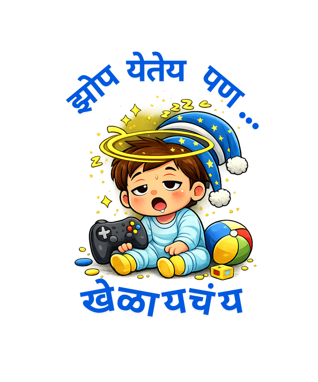 झोप येतेय पण खेळायचंय