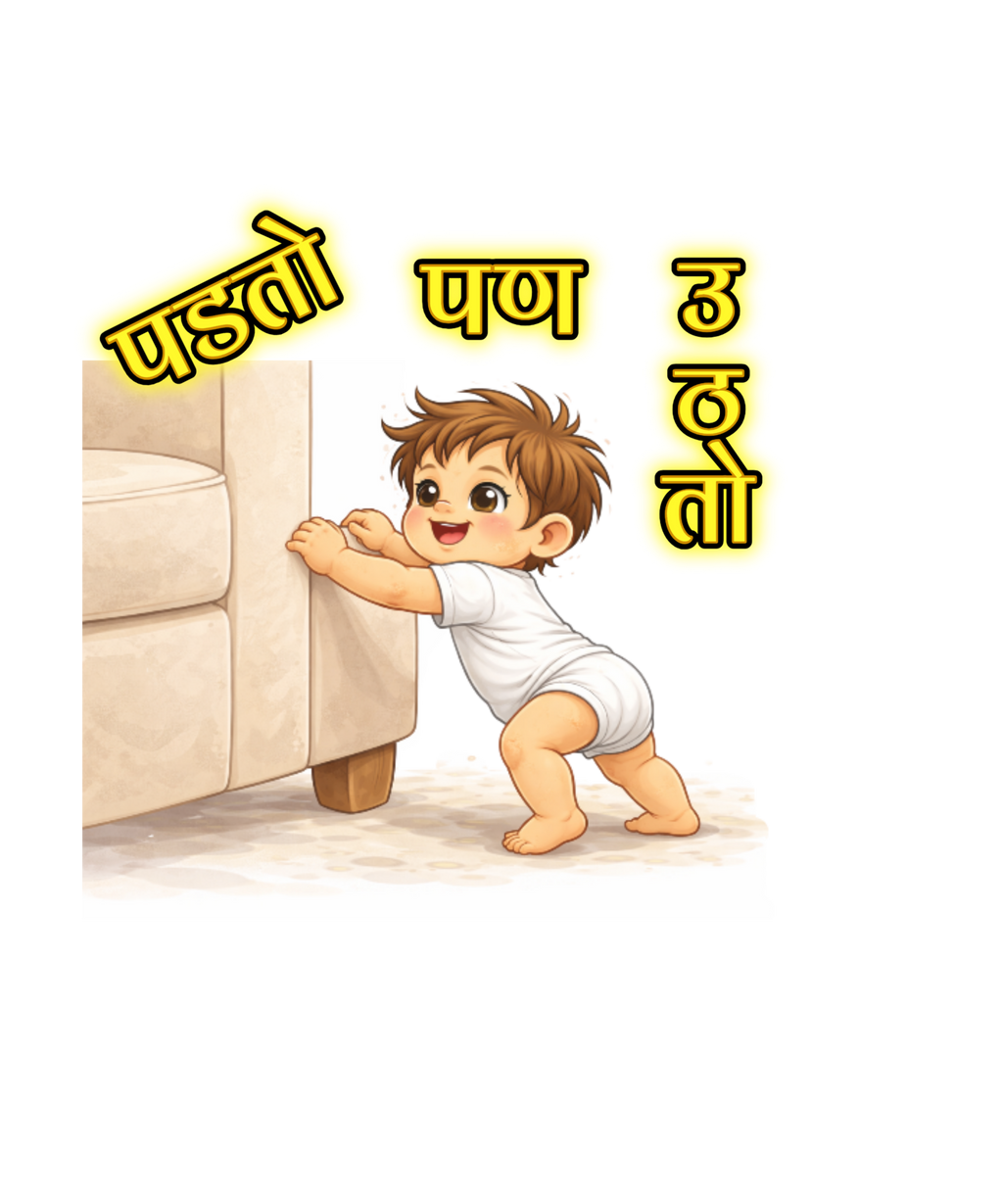 पडतो पण उठतो