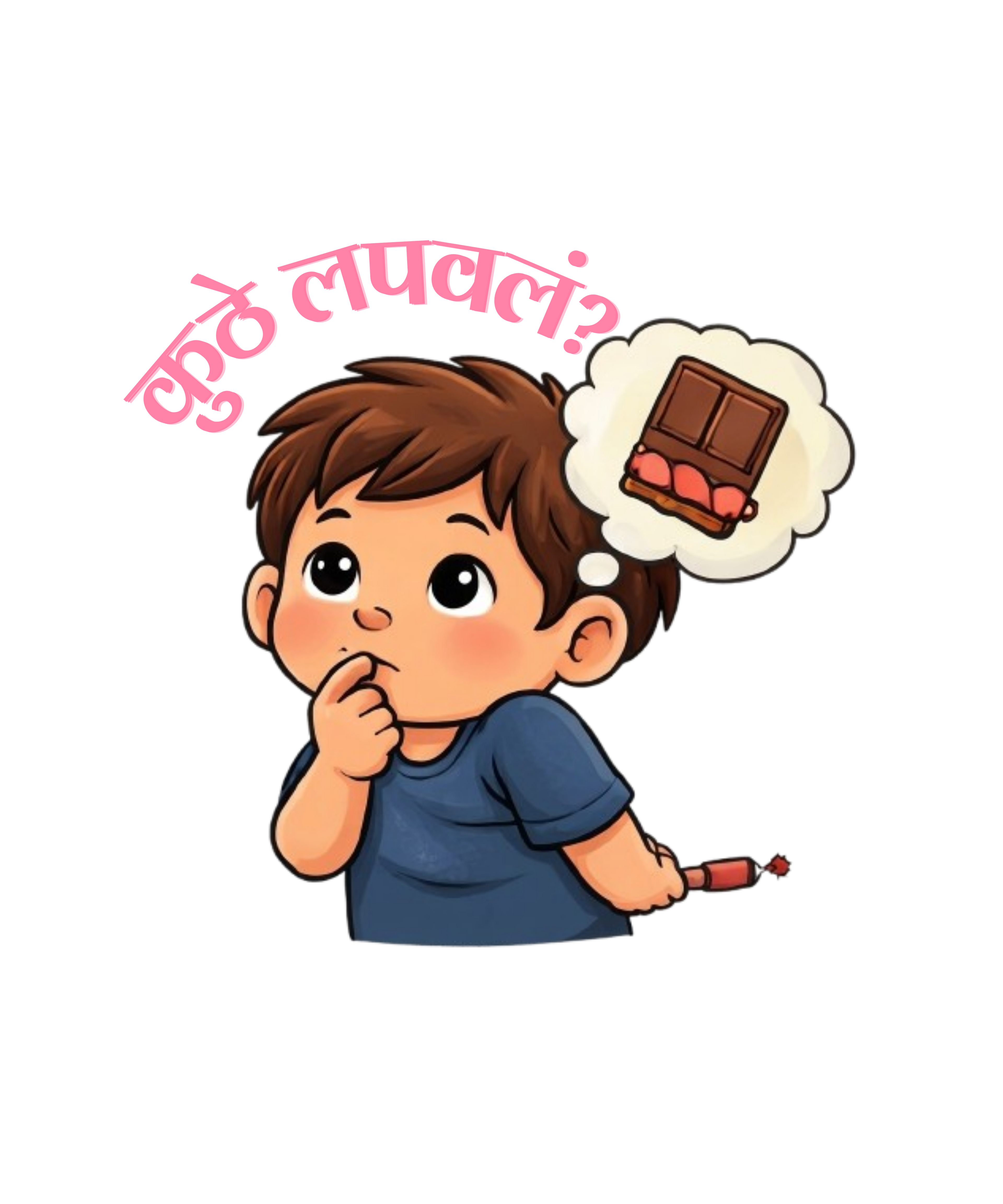 चॉकलेट कुठे लपवलं?