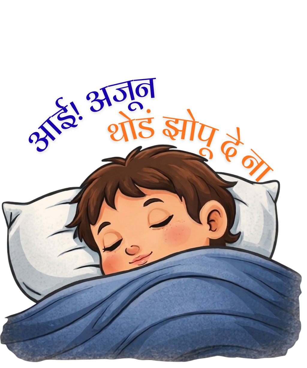आई, अजून थोडं झोपू दे ना!